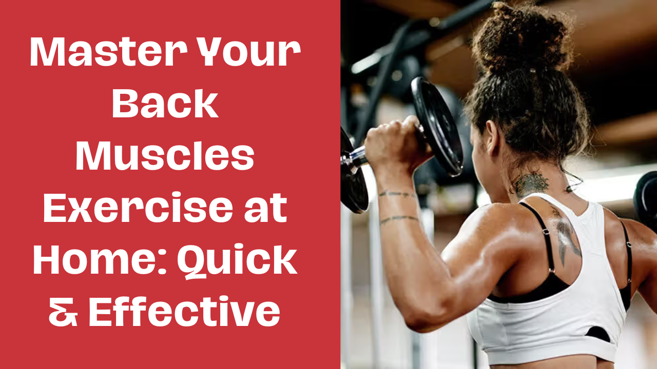Master Your Back Muscles Exercise at Home Quick & Effective